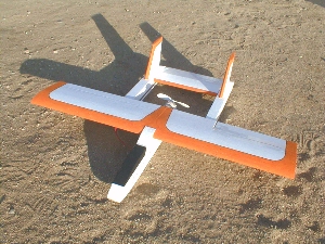 twin boom rc plane